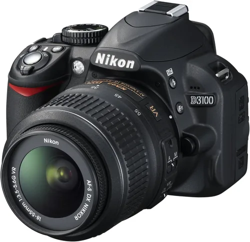 Vista 4 de Nikon D3100 14.2MP DX-Format Digital SLR Kit con 0.709-2.165 in f/3.5-5.6 VR Lens - (negro) [Versión internacional]