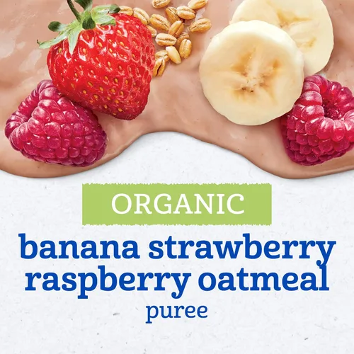 Vista 4 de Bolsas de alimentos Gerber Organic 2nd Foods, 3,5 onzas, 12