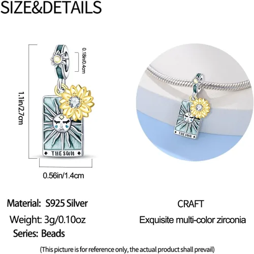 Vista 38 de KUNSIR Los abalorios se adaptan a pulseras Pandora para mujer, plata de ley 925, cuentas colgantes de joyería para niñas, dijes de feliz cumpleaños