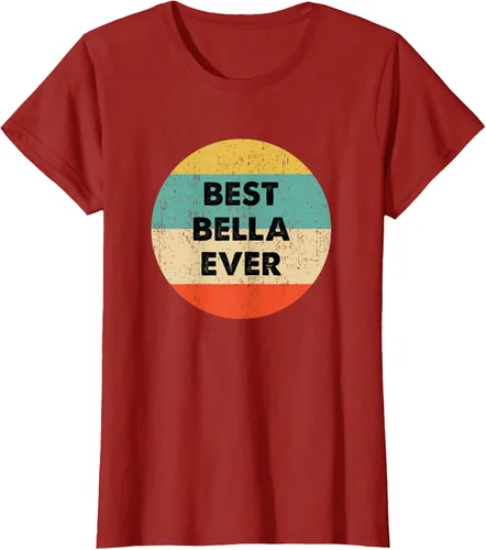 Vista 72 de Bella Name - Camiseta, Negro, S