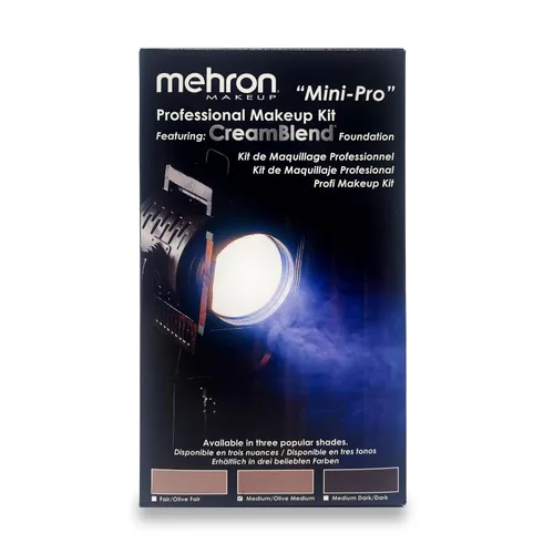 Vista 9 de Kit educativo de maquillaje para estudiantes Mini-Pro de Mehron (Fair/Olive)