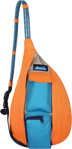 Vista 7 de KAVU - Mini bolsa de cuerda Chispa azul