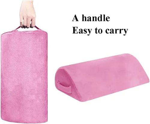 Vista 5 de Reposapiés para debajo del escritorio, cómodo taburete ergonómico de espuma viscoelástica, taburete de pie para Nome u oficina y viajes en avión