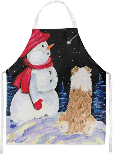 Vista 160 de Caroline's Treasures Delantal unisex Suzanne Staines Dogs Pastor australiano 8283