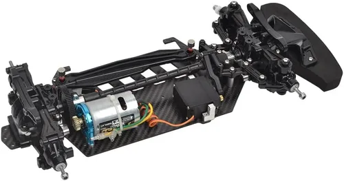 Vista 9 de Caja de cubierta inferior de carbono para Tamiya TT-02 TT-02RS TT-02FT Actualizaciones de chasis