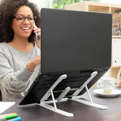 Vista 2 de Soporte Plegable y Regulable para Portátil Flappot InnovaGoods