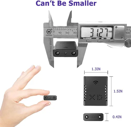 Vista 2 de Cámaras pequeñas Cámara oculta Cámara inalámbrica WiFi al aire libre Mini Cam Pequeña cámara inalámbrica de seguridad para el hogar Camears Niñera