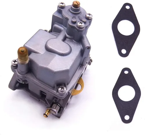 Vista 6 de SouthMarine 66M-14301-12 Carburador de motor y 66M-13646-00 juntas (2 piezas) para Yamaha 4 tiempos 15hp F15 motor de arranque eléctrico