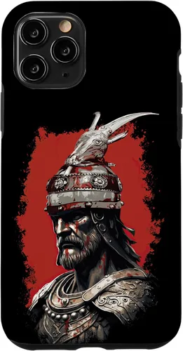 Vista 28 de Funda para iPhone 13 Pro Max Skanderbeg Albanan National Hero Eagle Kosovo Albaner