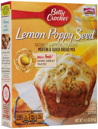 Vista 14 de Betty Crocker Mezcla de muffins de nuez de plátano, hecha con nueces, 6.4 oz.