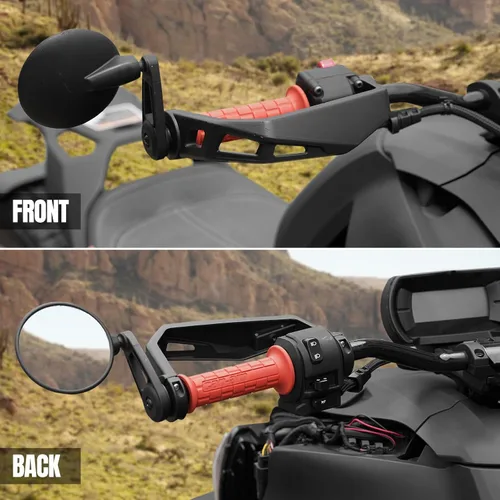 Vista 3 de A & UTV PRO Protector de manillar de aluminio compatible con accesorios Can Am Ryker 600 900 Sport y Ryker Rally Edition, repuesto OEM # 219400998
