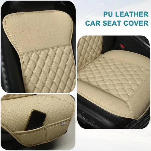 Vista 3 de Black Panther Funda para asiento de automóvil, protector de automóvil de lujo, funda universal antideslizante para asiento del conductor