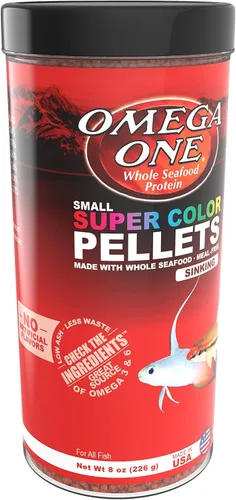 Vista 3 de Omega One Pellets de hundimiento de Super Color, pellets de 0.079 in, 8 oz