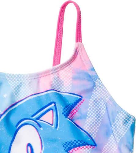 Vista 4 de SEGA Sonic The Hedgehog - Traje de baño de una pieza para niñas y niños pequeños a grandes