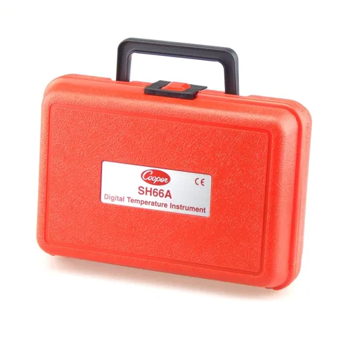 Vista 2 de Cooper-Atkins SH66A-E Termistor Termistor con pantalla LCD, rojo, rango de temperatura de -40°F a 300°F