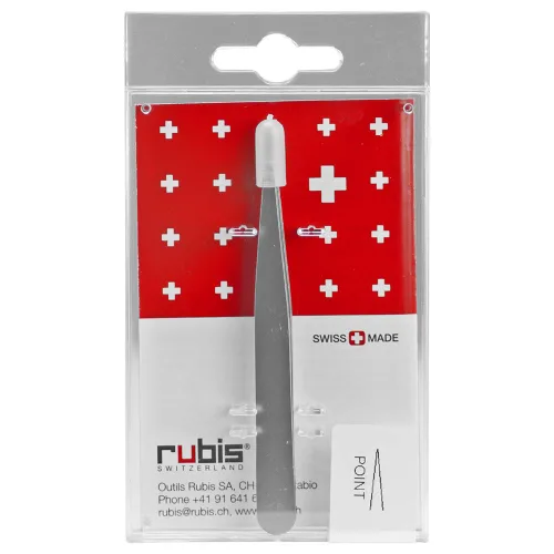 Vista 2 de Rubis Pinzas punteras, Classic 1K002, Rubis Suiza fabricado en Suiza de precisión de renombre mundial