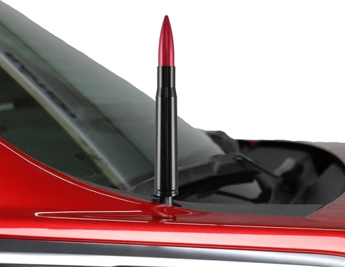 Vista 10 de Votex - Fabricado en Estados Unidos - Antena de aluminio bala negra calibre 50 - Compatible con Ford F150 - F250 - F350 Jeep Wrangler - Gladiator