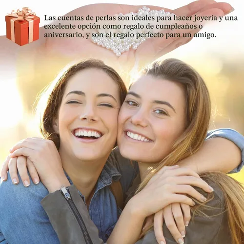 Vista 7 de Phinus 6000 Pz Cuentas de Perla de 4mm con Agujero, Perlas Redondas para Manualidades, Cuentas de Perla Sueltas para Hacer Joyas, Perlas para Hacer