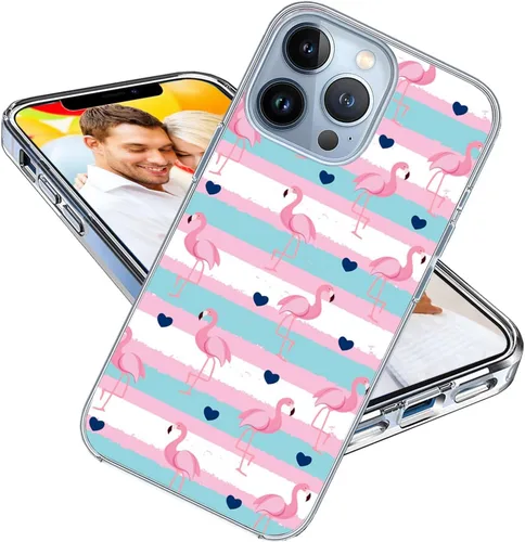 Vista 11 de Funda protectora para iPhone 13 Pro Max para niñas, mujeres y hombres, a prueba de golpes, delgada, suave, TPU transparente, funda protectora