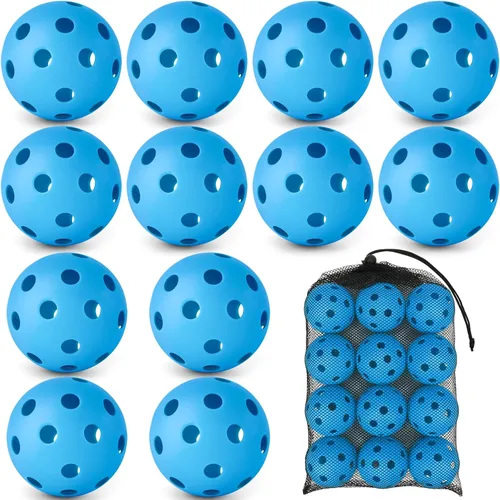 Vista 9 de Mototo 12/30/60 Pelotas de béisbol de práctica para golpear, pelotas de béisbol suaves de plástico de 2.8 pulgadas para práctica, pelota suave