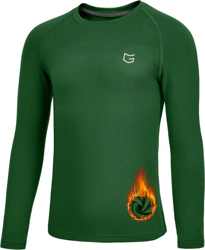 Vista 8 de G Gradual Camiseta Térmica de Compresión para Niños Jóvenes de Manga Larga con Forro Polar Camiseta Interior para Niños Fútbol Americano Béisbol
