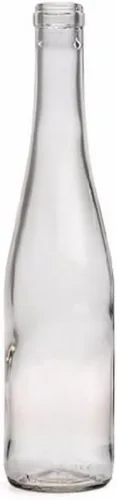 Vista 2 de E.C. Kraus Botellas de vino transparentes divididas de 12.7 fl oz con acabado de corcho