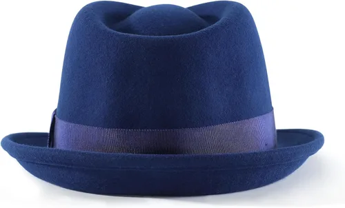 Vista 32 de Home Prefer Sombrero de invierno de fieltro de lana para hombre Sombrero de ala corta Fedora