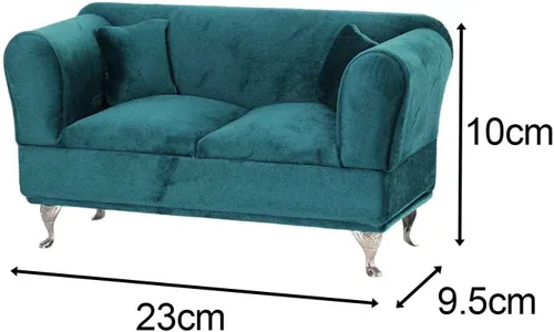 Vista 2 de MERIGLARE Accesorios de casa de muñecas en miniatura a escala 1/6, muebles para casa de muñecas, joyero de moda, mini estuche de almacenamiento