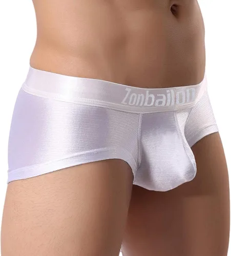 Vista 4 de ZONBAILON - Ropa interior sexy para hombre,calzoncillos, corte bajo, bóxer pierna corta, calzoncillos bóxer.