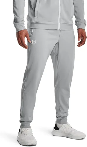 Vista 2 de Under Armour Sportstyle - Pantalones deportivos de tricot para hombre (011) Mod Gris/ Blanco