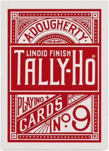 Vista 2 de Tally Ho Cartas de juego con espalda circular (el color puede variar)