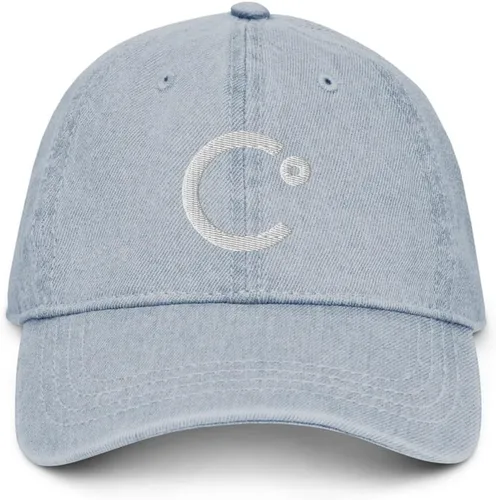 Vista 3 de Celsius Cryptocurrency Logo Hat (Gorra de mezclilla bordada)