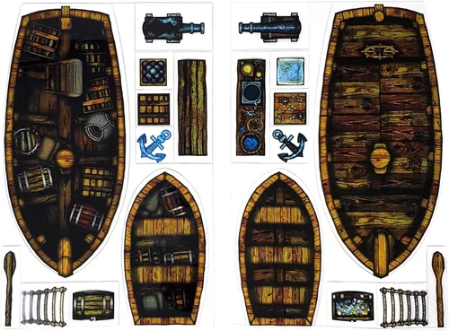 Vista 6 de Arcknight Boats - Objetos de rol, 30 piezas Barcos
