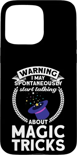Vista 28 de iPhone 16 Funny Magician Party Quote, Magic Tricks Performer, Magician Case