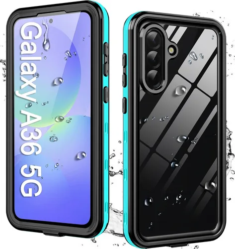 Vista 9 de Hllhunkhe Funda impermeable para Samsung Galaxy A16 5G, [IP68 impermeable a prueba de polvo] [protector de pantalla integrado] resistente de cuerpo