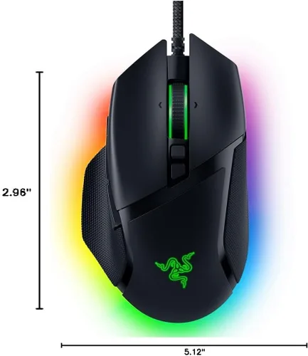 Vista 8 de Razer Basilisk V3 - Ratón ergonómico para juegos con cable RGB Negro