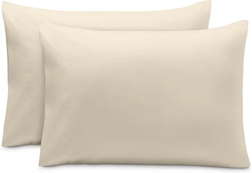 Vista 85 de Bare Home Juego de 2 fundas de almohada de microfibra de tamaño estándar, fundas de almohada refrescantes, doble cepillado, fácil cuidado, cierre