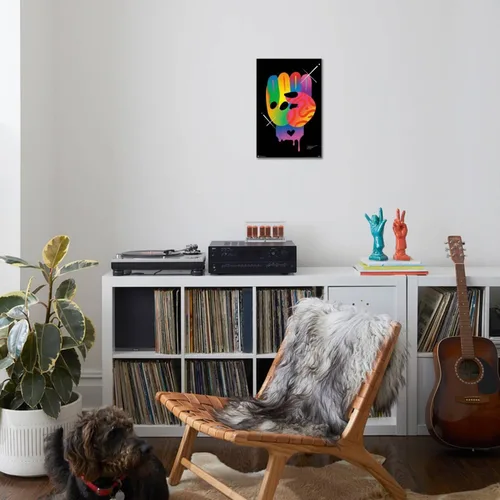 Vista 4 de Trends International Jason Naylor - Fist of Color Canvas Wall Poster