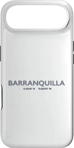Vista 27 de Colombia City Coordinates - Barranquilla Case for iPhone 16