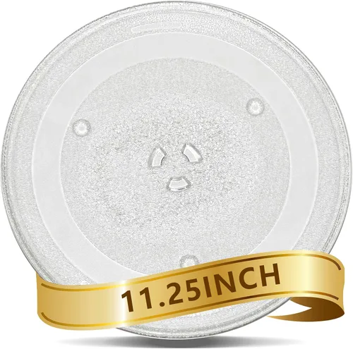 Vista 9 de Placa de vidrio de repuesto para microondas de 10.5 pulgadas compatible con Hamilton Beach, bandeja giratoria de placa de microondas de 10 1/2