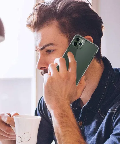 Vista 7 de Funda compatible con iPhone 11 [serie Airbag] con [2 protectores de pantalla de vidrio templado] [grado militar], probada contra caídas de 15 pies