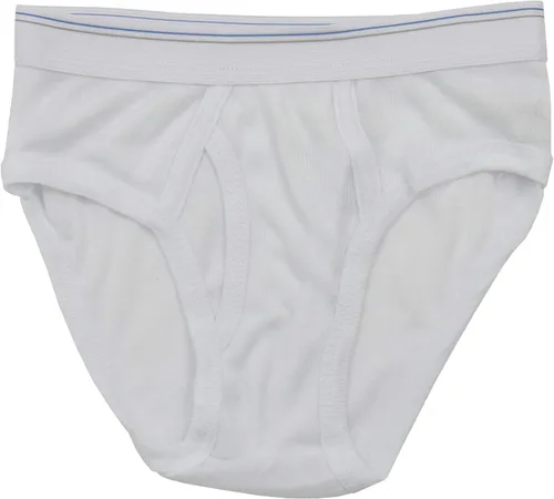 Vista 3 de ToBeInStyle Paquete de 6 calzones tipo bikini para niño, Paquete de 6 blanco sólido