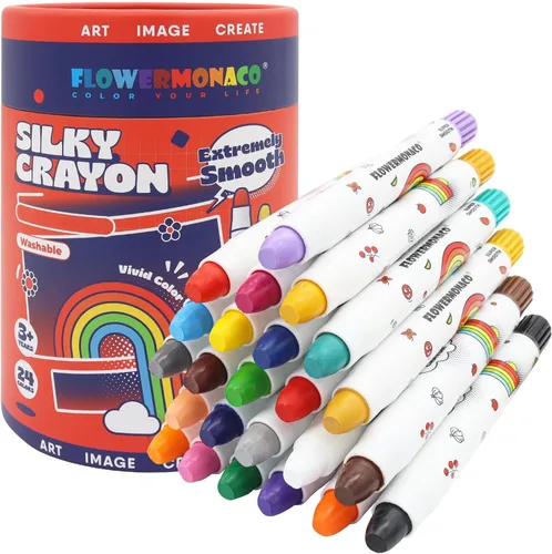 Vista 8 de Lebze 12 Colores Crayones para Niños Pequeños, No Tóxicos Sedosos, Jumbo Herramienta de Colorear Lavable para Bebés, Tamaño Grande para Niños