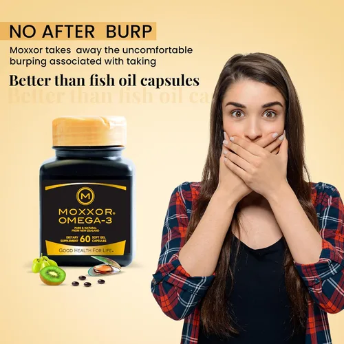 Vista 3 de Aceite de mejillón con labios verdes de Nueva Zelanda Omega 3, geles suaves para apoyo articular y movilidad, apoyo cardíaco e inmunológico, sin