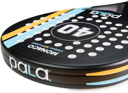 Vista 4 de Pala de pádel Mónaco Carbon Soft - Mint PALA, pala Lite con fibra de carbono, ideal para principiantes