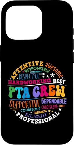 Vista 20 de iPhone 16 Parents Teacher Association Team Supporter PTA Crew Case