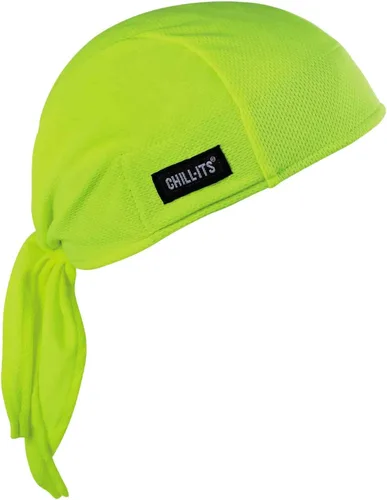 Vista 8 de Ergodyne Chill Its 6615 - Bandana de alto rendimiento Do Rag - Banda para la cabeza de terry cloth