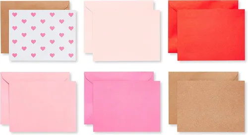 Vista 11 de American Greetings tarjetas de un solo panel con sobres, para el Día de San Valentín, a granel (200 unidades)