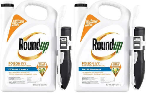Vista 16 de Roundup Poison Ivy Plus Tough Brush Killer₂ con varita cómoda, resultados visibles en horas, 1 galón (paquete de 2)