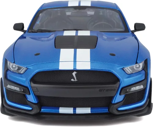 Vista 2 de Maisto 1:18 Edición Especial 2020 Mustang Shelby GT500, naranja, azul surtidos